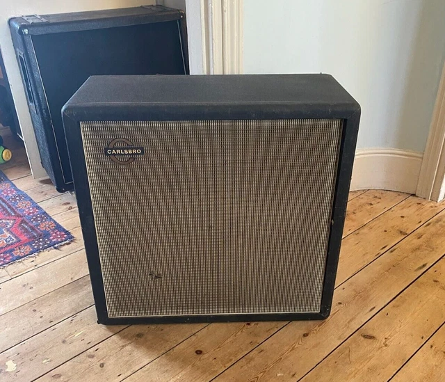 VINTAGE 1972 CARLSBRO 4x12 guitar Eminence speakers 200ws 8 ohms £750.00 PicClick UK