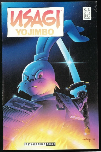 Usagi Yojimbo #35 F/VF low print Fantagraphics 1992 Stan Sakai Steacy cover