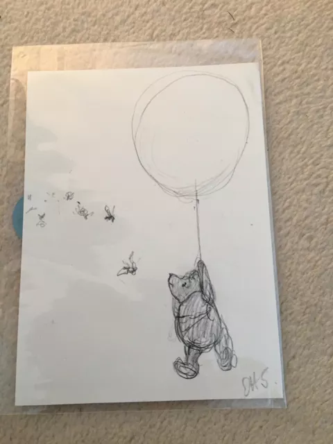 winnie the pooh pencil sketch