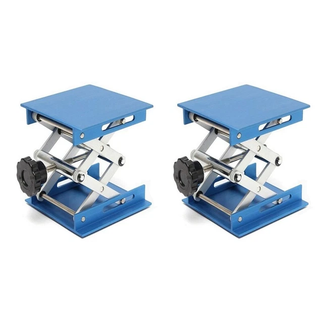 2pcs 4Inch Aluminum Alloy Laboratory Jack Scissor Lift Platform / Foldable LK8B7