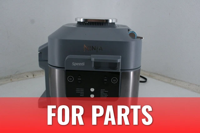 FOR PARTS Ninja DZ201 Foodi 8 DualZone Air Fryer w 2 Independent Frying Baskets