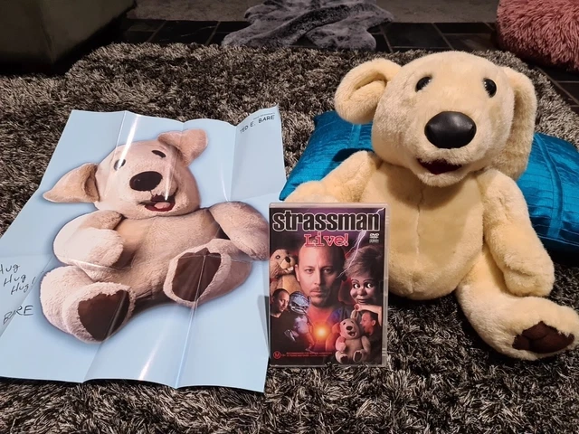 David Strassman - Ted E Bare Bear - Large Soft Toy - Poster & DVD