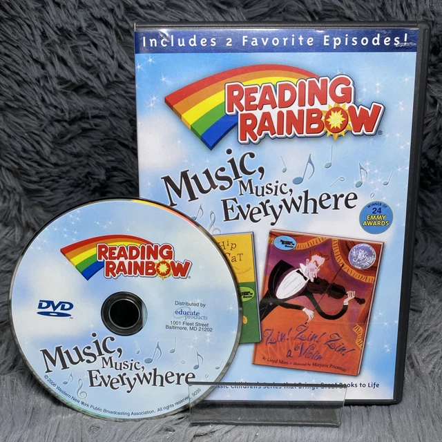 READING RAINBOW: MUSIC, Music, Everywhere PBS - NEW & SEALED