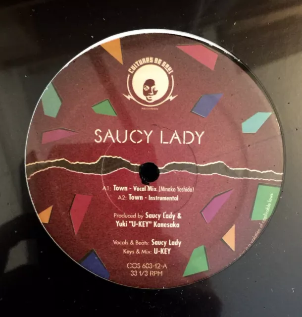 SAUCY LADY - Town - 12" vinyl - Minako Yoshida Disco fUNK Interpretations - New!