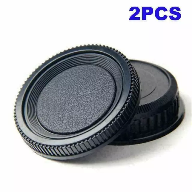 2X/juego de lentes traseras de plástico y cubierta corporal para Pentax PK K2K4 K U6X6 E6G4 C5M9