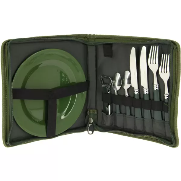 Carp Fishing Cutlery Set for Bivvy ,Chair or Bedchair etc