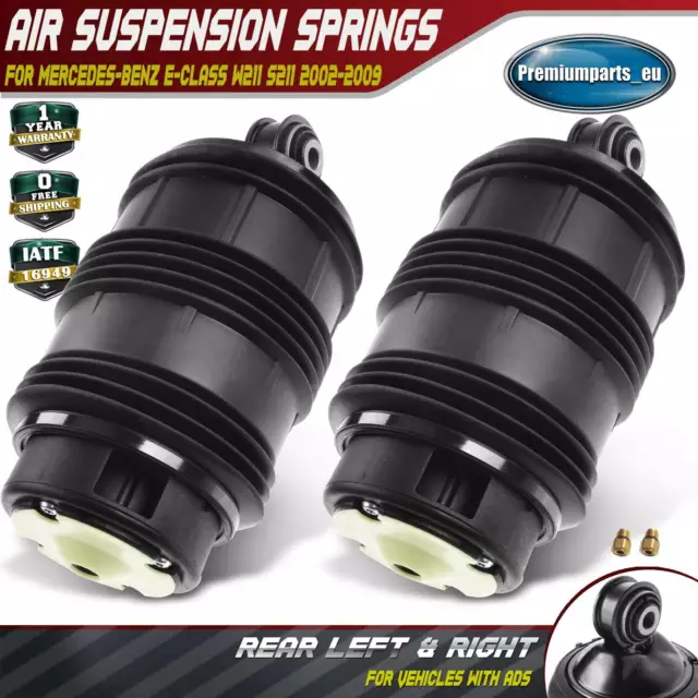 Pair Air Suspension Spring Rear for Mercedes-Benz E-Class W211 2113200925 2 Pins