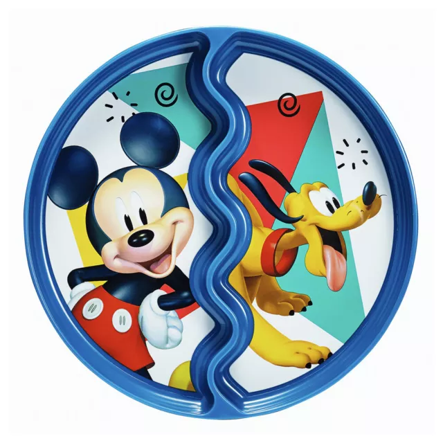 Disney Junior Mickey Mouse Children's/Toddler Suction Dinner Plate 12m+ Pink