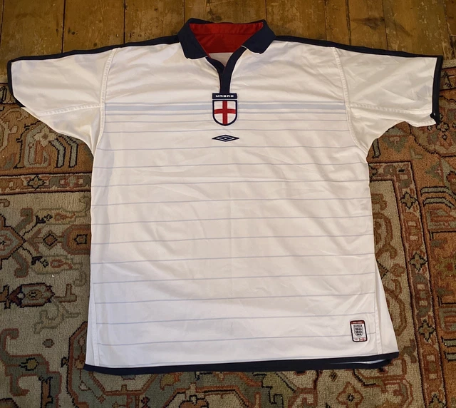 UMBRO】England 2003 GameShirt reversible 赤 制服