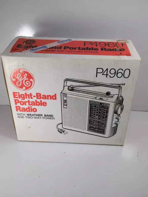 Vintage General Electric Radio Model P4960 new open box