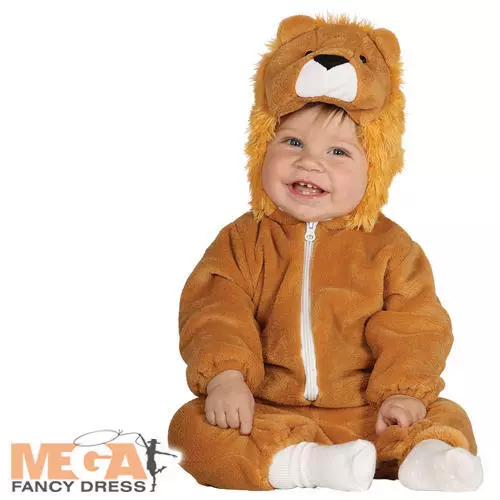 Baby Lion Kids Fancy Dress Storybook Zoo Animal Boys Girls Toddler Book Costume