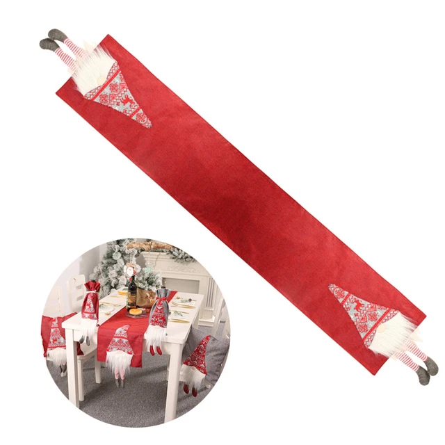 Tavolo di Natale gnomi svedesi decorazione babbo Natale anziano