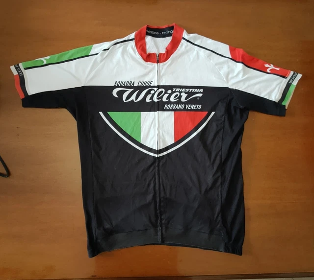 Acquista a buon mercato Jersey Castelli Classifica manica corta bianco blu