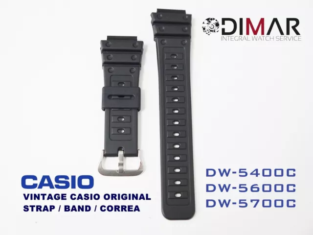 Vintage Casio Original Strap/Band/Correa Dw-5400C / Dw-5600C / Dw-5700C Nos