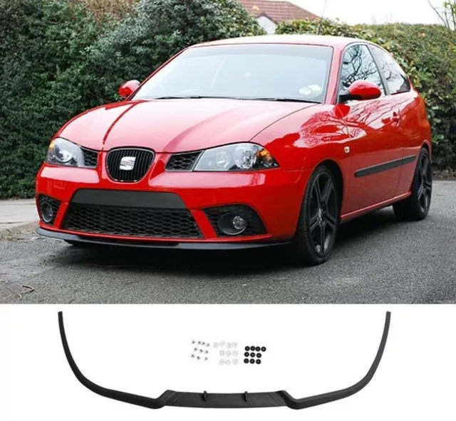 Für Seat Ibiza Front Spoiler Lippe Frontlippe Frontansatz + Anbaumaterial