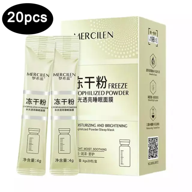 20pcs coréen collagène VC masque raffermissant hydratant anti-âge masques par ∫>