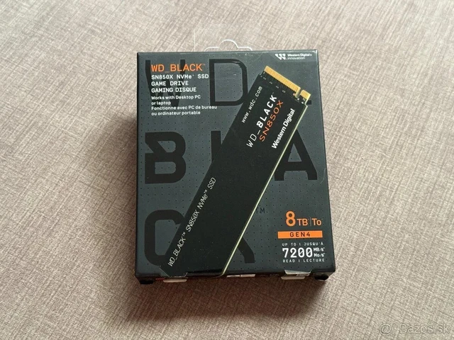 WESTERN DIGITAL WD_BLACK SN8100 4TB NVMe PCIe Gen5 x4 M.2 2280 SSD