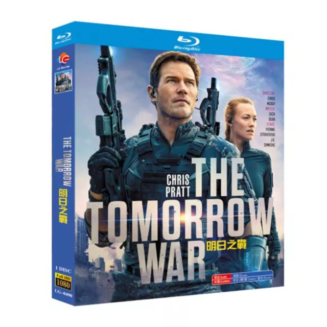 THE TOMORROW WAR Bluray Movie BD (2021) 1Disc All Region Boxed £18.
