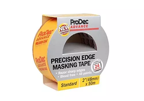 ProDec ATMT003 Advance Precision Edge Ruban de masquage Jaune 50 mm