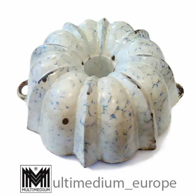 Kuchenform Emaille weiss Eisen guss cake form iron cast white enamel