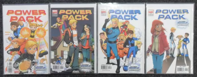 Power Pack Nr. 1-4 (2005) - Marvel Comics USA - Z. 0-1/1