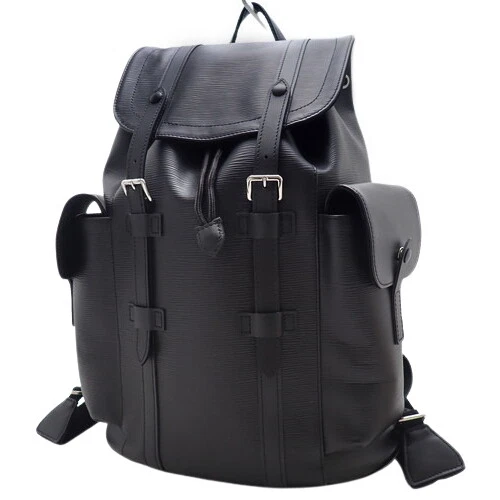 Louis Vuitton Epi Christopher Pm Ruck Sack Backpack Shawl Rucksack Daypack Large