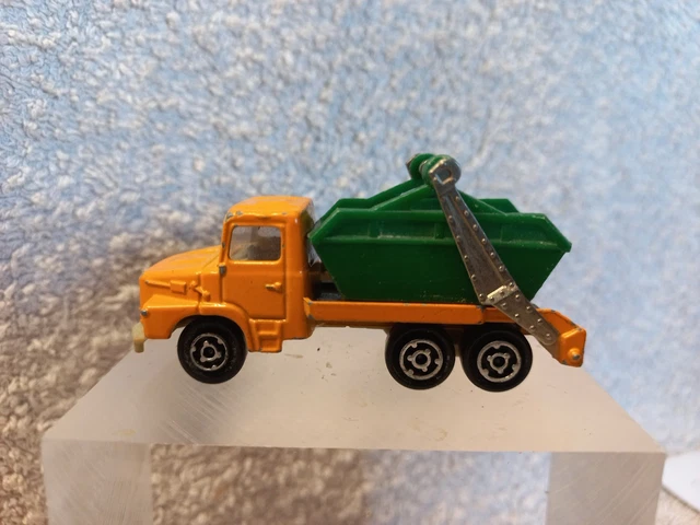Majorette 222 Multi Benne Camion Orange 1/100 Vintage Majorette 222 Multi Benne Camion Orange 1/100 Vintage