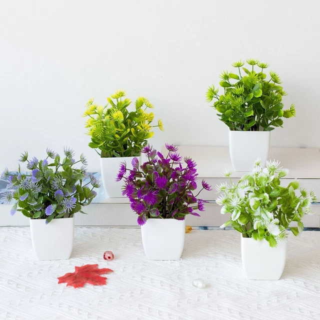 Pratica camera da letto bonsai artistico pianta finta plastica bella