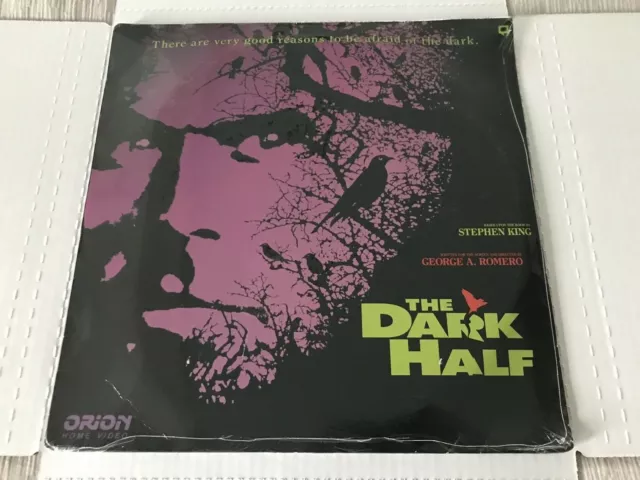 Stephen King's -The Dark Half-Brand New Still Sealed 2X Laserdisc Ld 1993 Horror