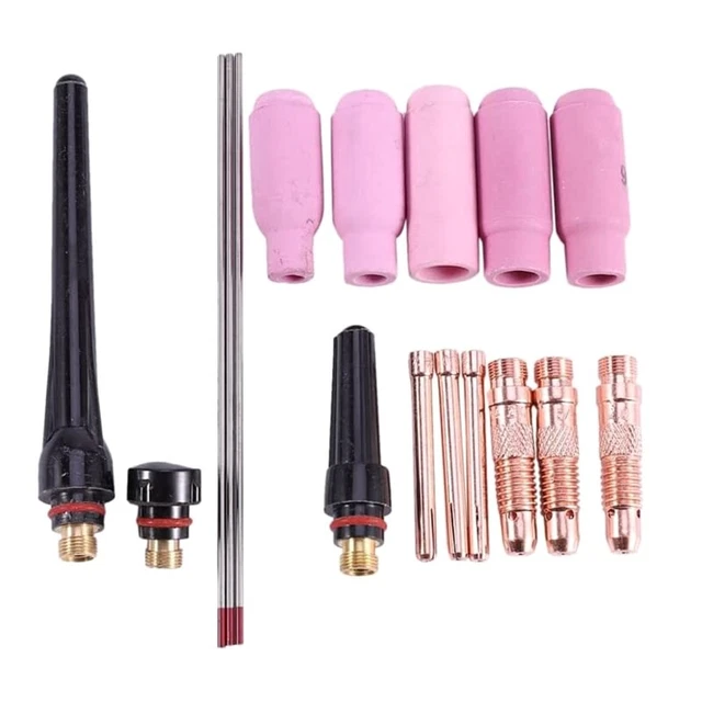 Industrial Grade Welder TIG Welding Torch Ceramic & Metal Used for 17/18/26