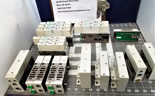 19 Piece Numatics Solenoid Valve Assortment [A8S3]