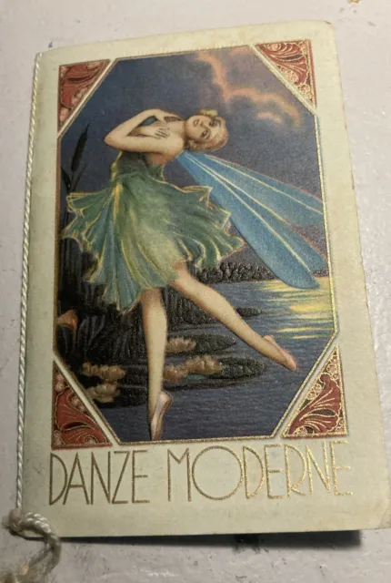 Vecchio Calendarietto Da Barbiere”Danze Moderne” 1937, Ottime Condizioni