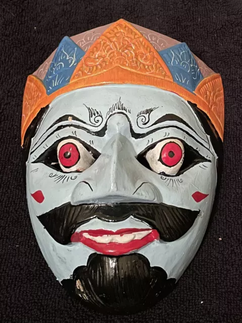 VINTAGE TOPENG SINTA Mask Javanese Indonesia Carved Wood Dance Mask $18 ...