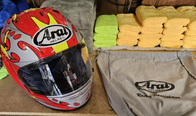 ARAI RX-7 CORSAIR Nicky Hayden Wired Motorcycle Helmet - (Size Medium ...