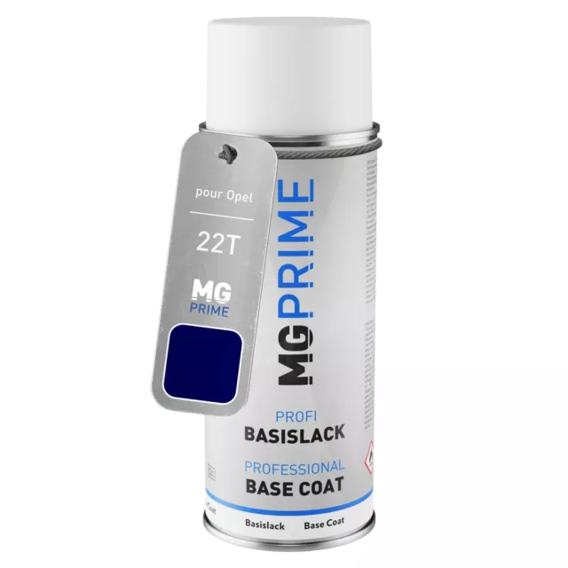 Peinture Voiture Bombe aérosol pour Opel 22T GYG Dark Ink Metallic de base