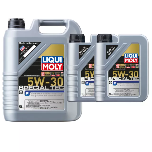 LIQUI MOLY 5W30 7L SPECIAL F Motoröl für FORD GENESIS HYUNDAI INFINITI