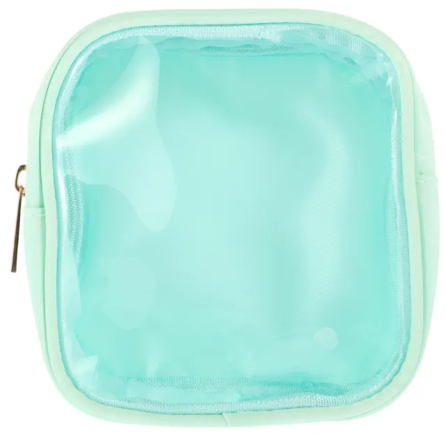 Bolsa de cultivo transparente, bolsa de maquillaje portátil, bolsa de cosméticos con