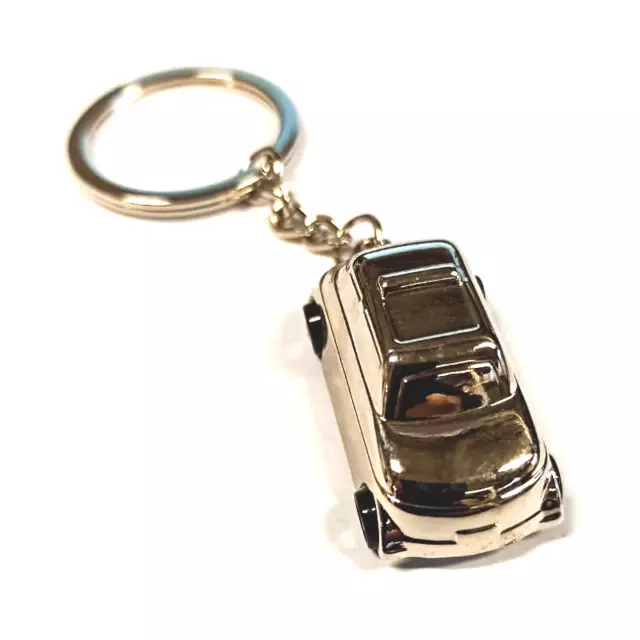Logo de voiture Porte-clés Anneau 3d Chrome Métal Porte-clés de