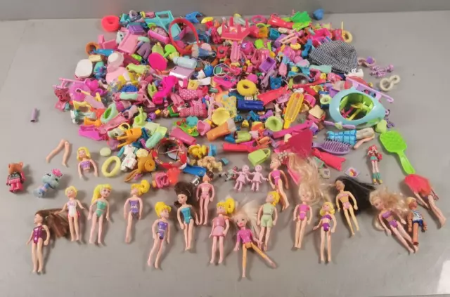 Lot POLLY POCKET Personnages et Accessoires + Helico MATTEL Jouet 2006 S33 Lot POLLY POCKET Personnages et Accessoires + Helico MATTEL Jouet 2006 S33