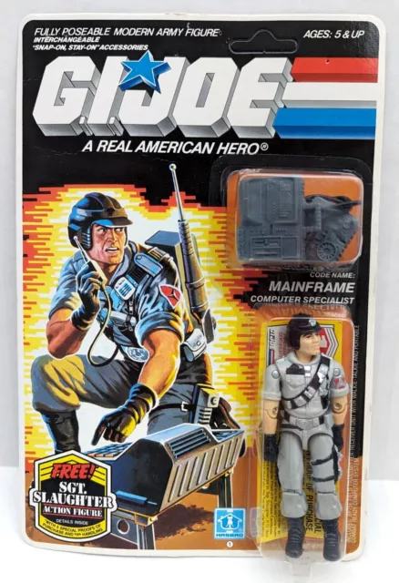 GI Joe ~MAINFRAME~ 1985 Figura de Acción Vintage Hasbro Sin usar Sin Sellar Tarjeta Sin Golpear