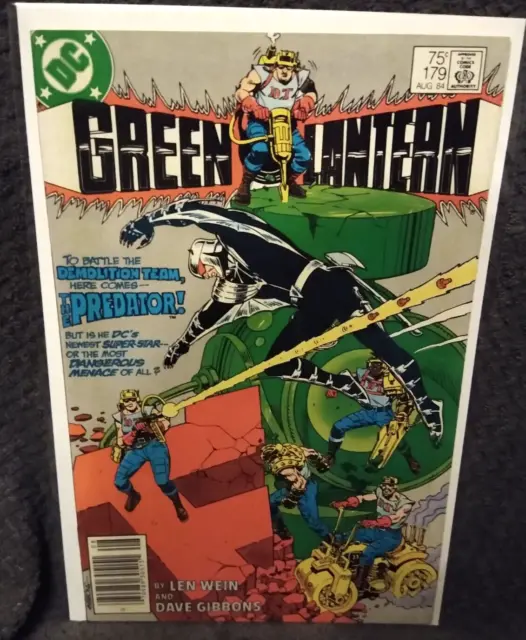GREEN LANTERN #179 NM DC Comics 1984 - Dave Gibbons art/cover - Newsstand Ed.