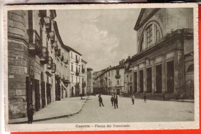 Cartolina   Caserta  Fp  Viaggiata  1917 Piazza Del Vescovado   Occasione