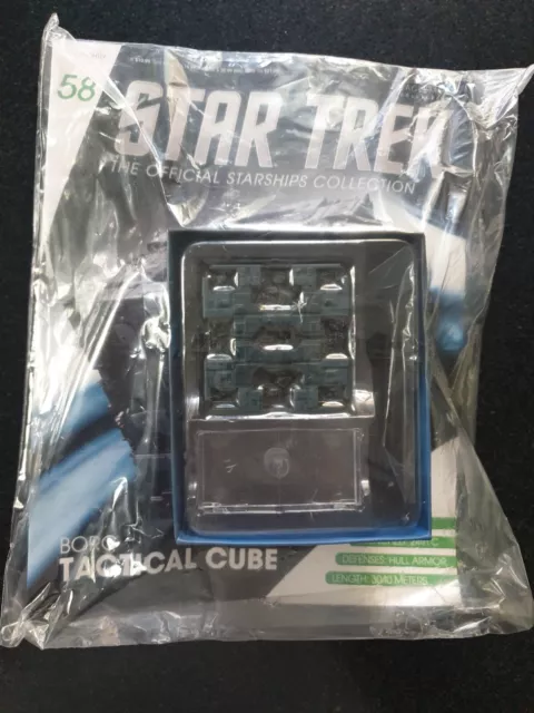 Star Trek Official Starships Collection #58 Borg Tactical Cube Eaglemoss  (#153)