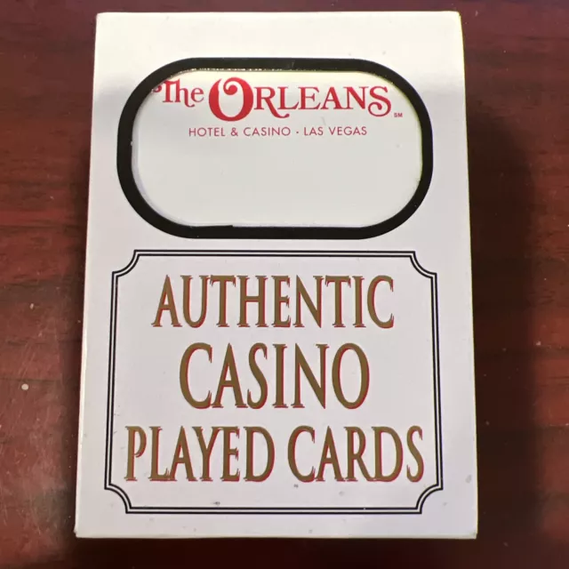 The Orleans Red & White Casino Las Vegas Deck of Playing Cards