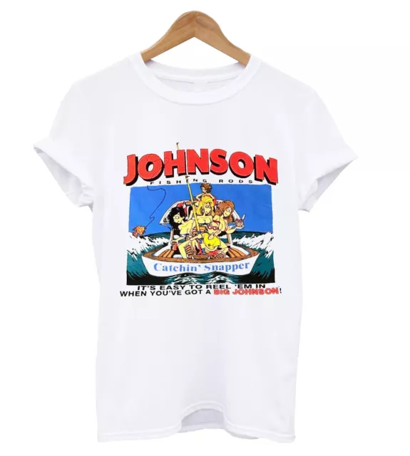 BIG JOHNSON FISHING White Cotton T-Shirt Short Sleeve 1H5650B