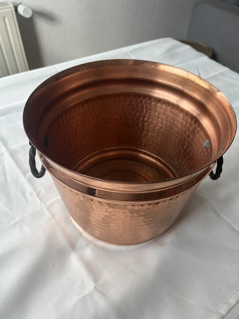Lot 4 Bols Service Karahi Cuivre Martelé Acier Inox 15 Cm - Vaisselle Indienne Traditionnelle Curry