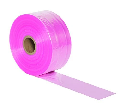 Anti-Static Poly Tubing Roll, 6" x 1075', 4 Mil, Pink - for Custom Sized Poly...