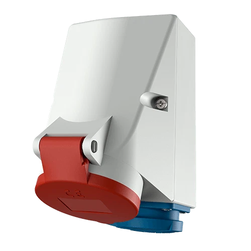 CEE Stecker & Wandsteckdose 32A – Drehstrom, IP44 Spritzwassergeschützt, 400/230V