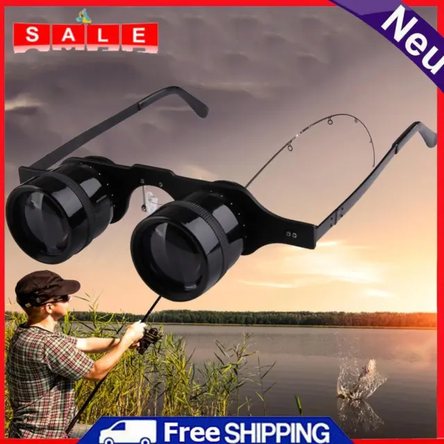New 10x34 Glasses Fishing 66g Ultralight Hand Free Binoculars Telescope