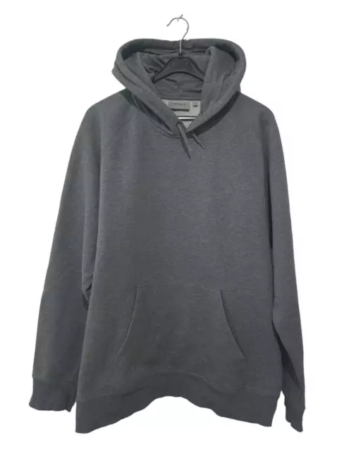 CARHARTT WIP Chase Sweat Herren Kapuzenpullover Gr. XL Hoodie Sweatshirt grau